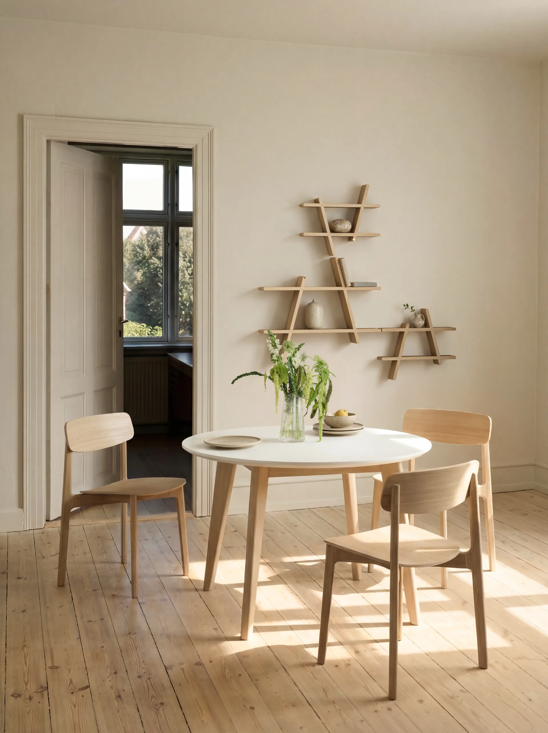 A-Shelf wandrek Large 78x12x67 cm, Oak Andersen Furniture