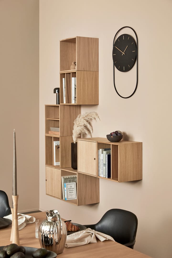 A-Wall wandklok 41x76 cm, Black-brass Andersen Furniture