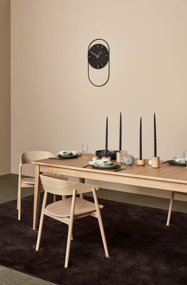 A-Wall wandklok 41x76 cm, Black-brass Andersen Furniture