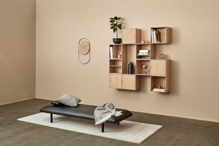 A-Wall wandklok 41x76 cm, Oak-brass Andersen Furniture