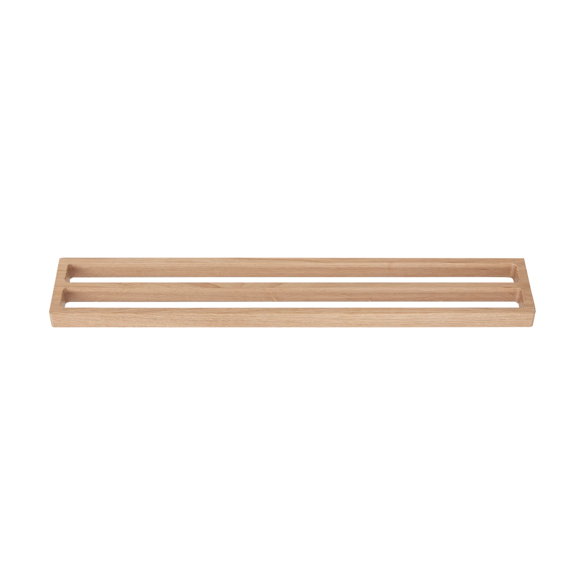 Andersen handdoekstang dubbel 73,5 cm, Lacquered oak Andersen Furniture
