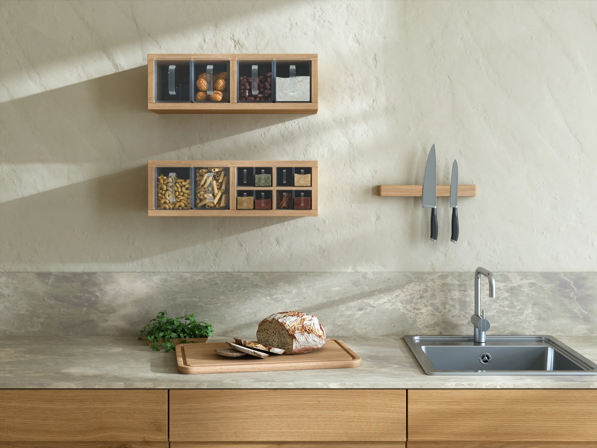 Andersen magneetstrip 32 cm, Oak Andersen Furniture