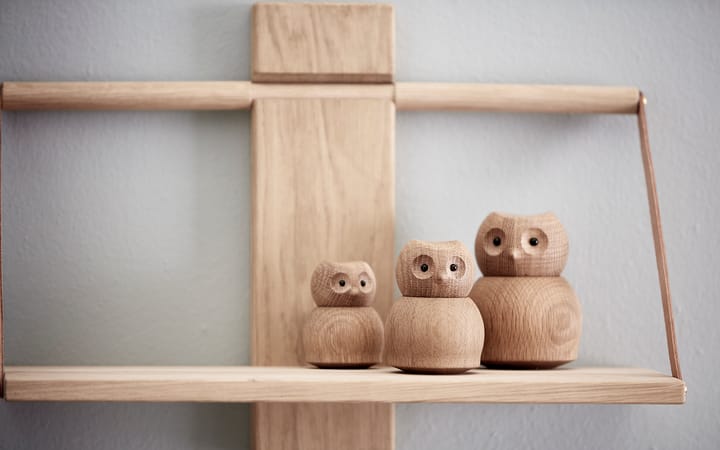 Andersen Owl houten figuur Small, Oak Andersen Furniture