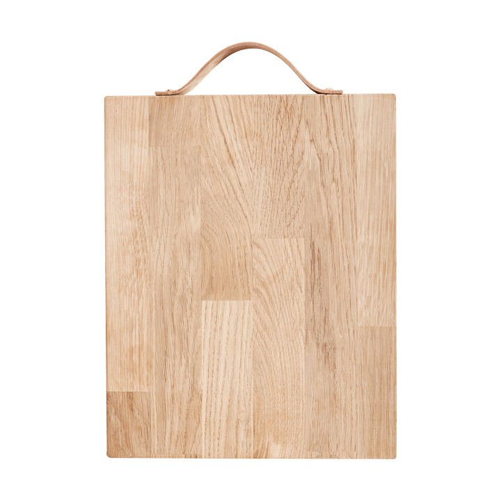 Andersen snijplank met leren handvat Medium 24x30 cm, Oak Andersen Furniture