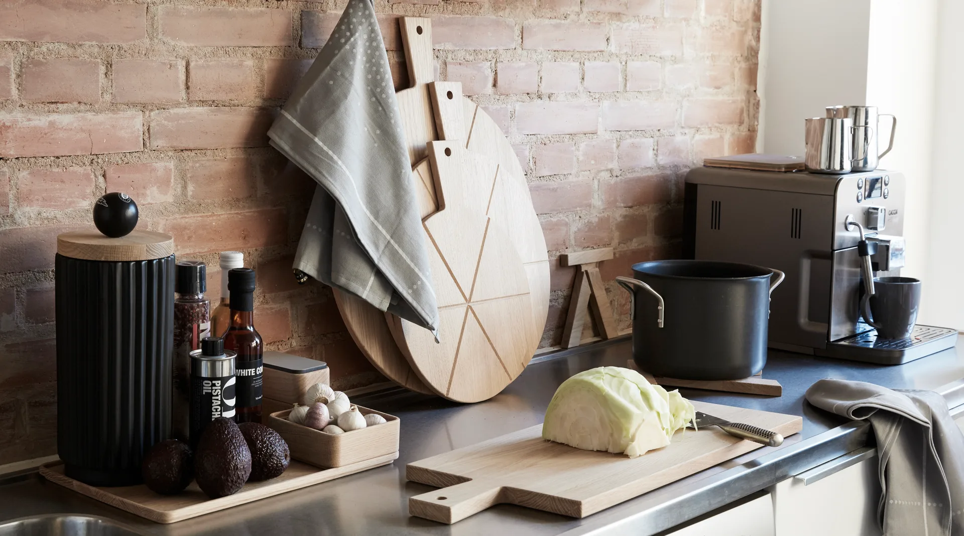 Andersen tapasplankje Medium Ø36 cm, Oak Andersen Furniture