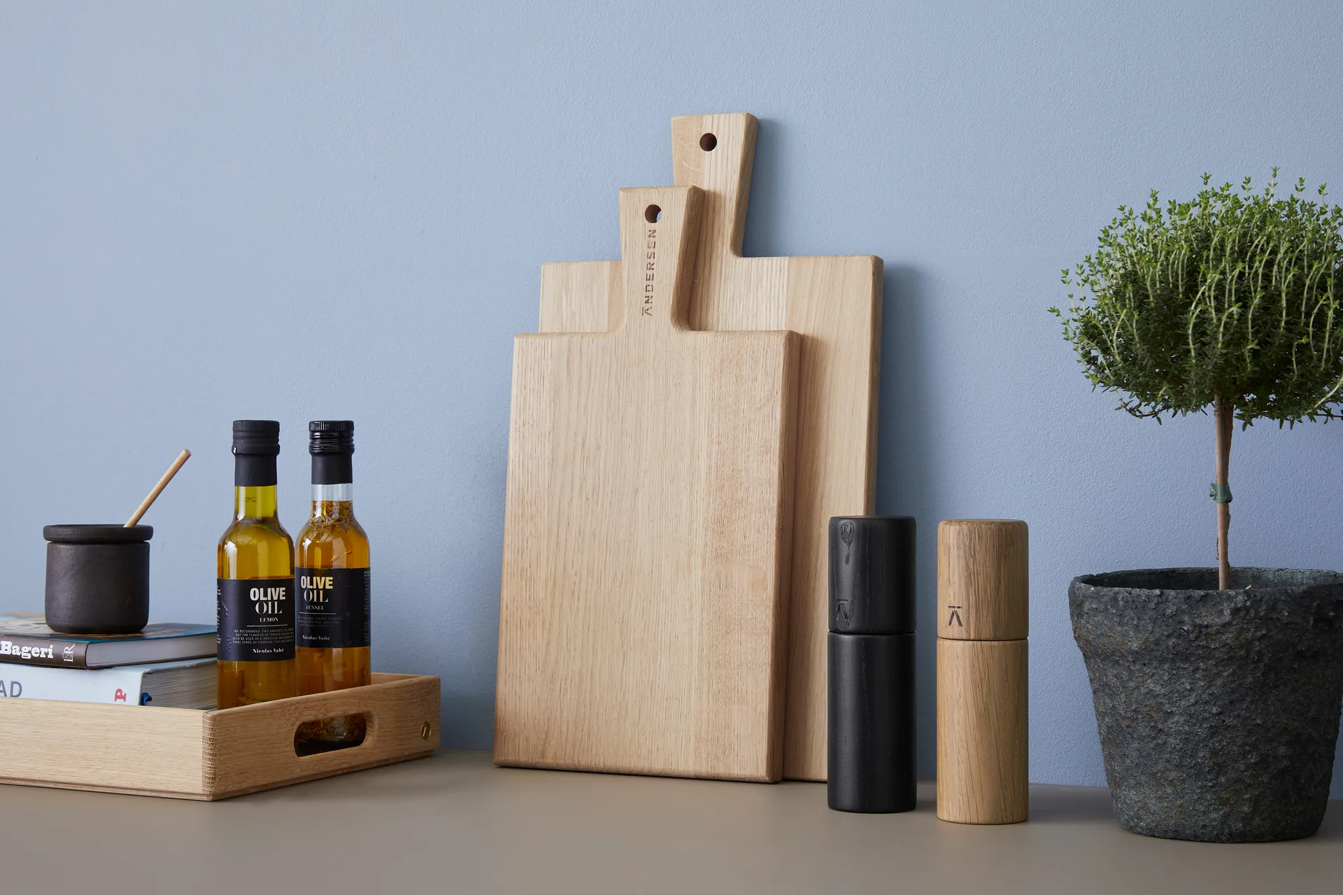 Andersen zout-/pepermolen 18 cm, Oak Andersen Furniture