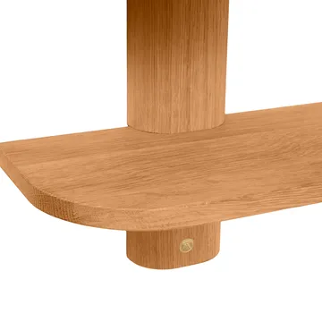 Bend wandplank - Oiled Nature Oak, 50x18x40 cm - Andersen Furniture