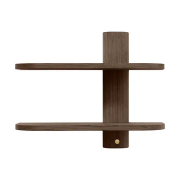 Bend wandplank - Smoked Oiled Oak, 50x18x40 cm - Andersen Furniture