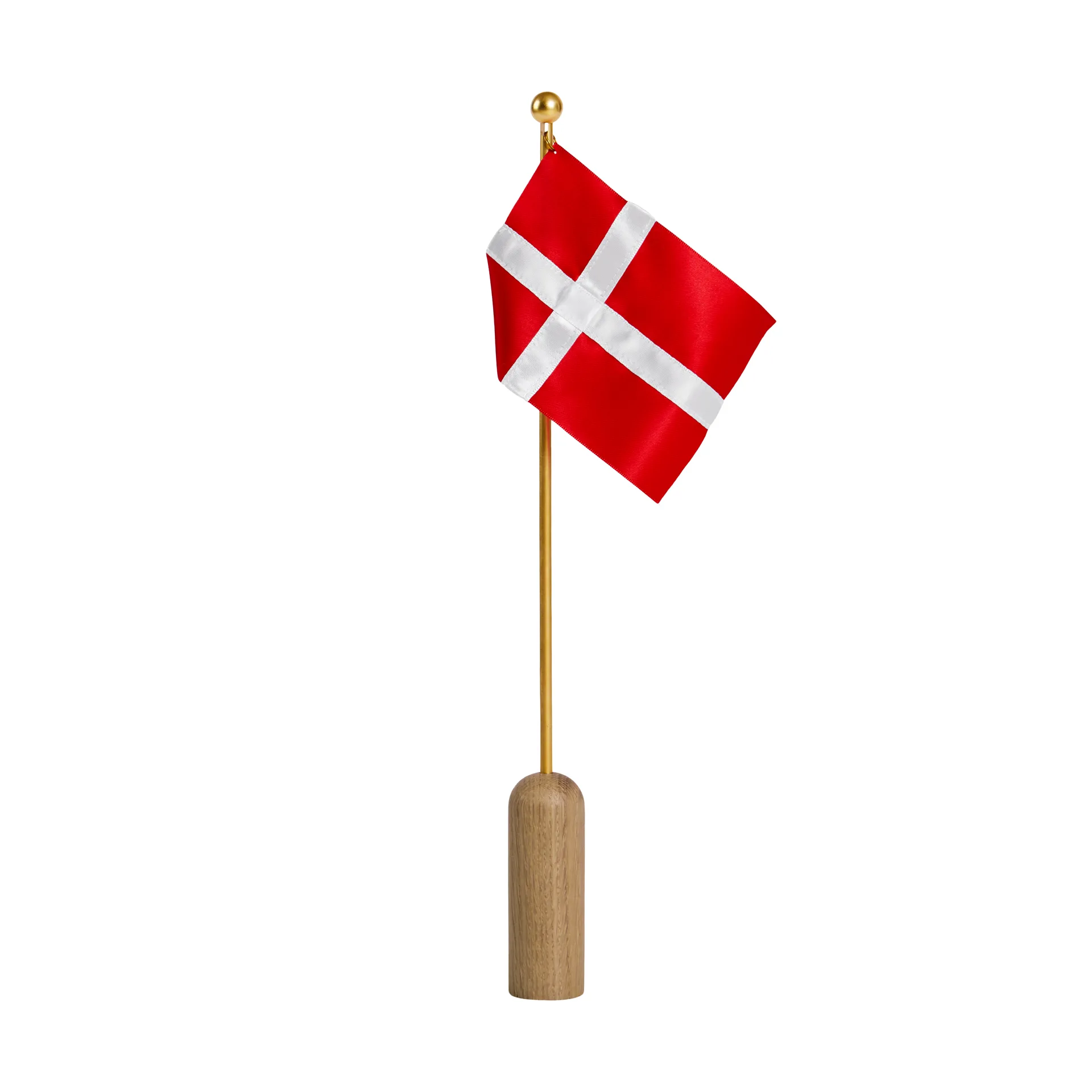 Celebrating Denmark tafelvlag 40 cm, Oak-brass Andersen Furniture