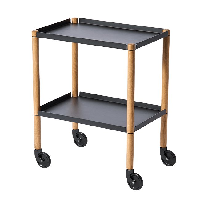 Connect tafel, Geolied eikenhout, zwart metaal Andersen Furniture