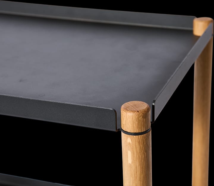 Connect tafel, Geolied eikenhout, zwart metaal Andersen Furniture