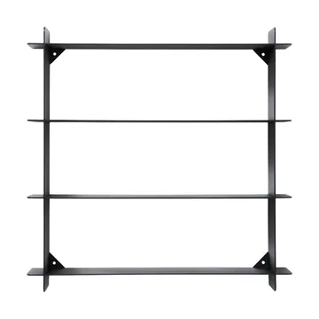 Division wandplank - Black steel, 45x45x10 cm - Andersen Furniture
