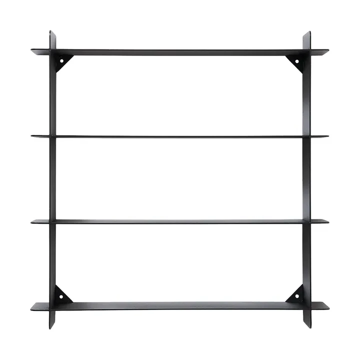 Division wandplank - Black steel, 45x45x10 cm - Andersen Furniture
