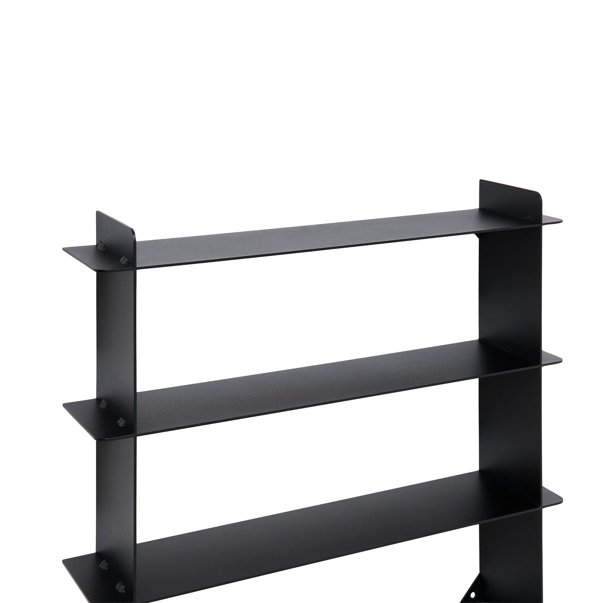 Division wandplank, Black steel, 45x45x10 cm Andersen Furniture