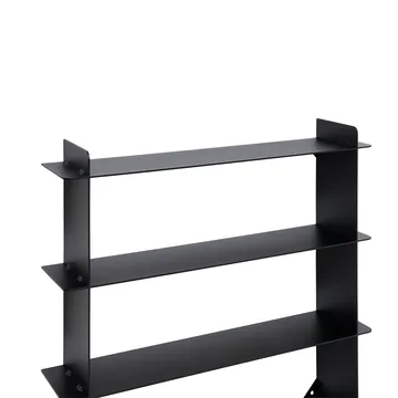 Division wandplank - Black steel, 45x45x10 cm - Andersen Furniture