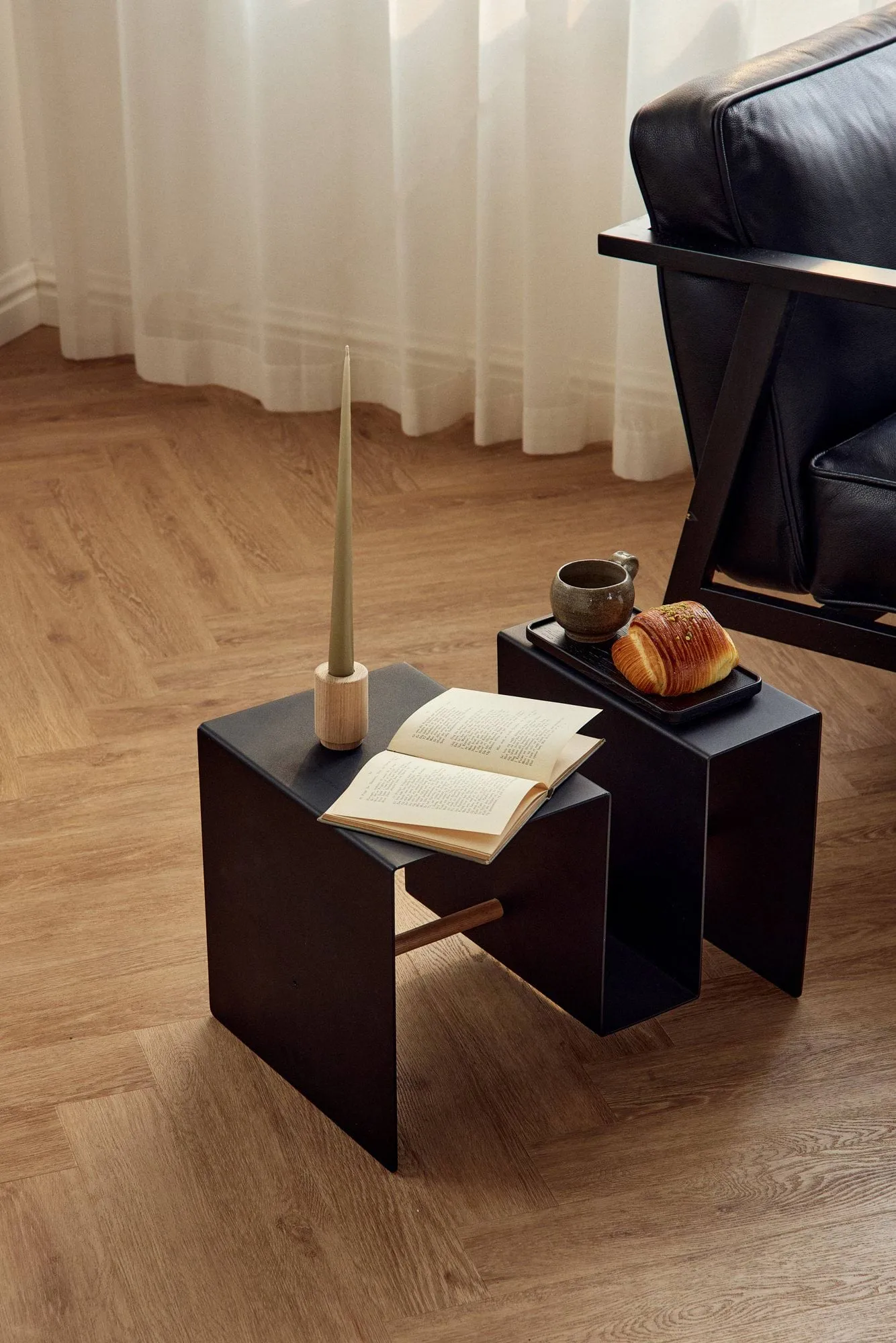 Edge bijzettafel, Black (zwart) Andersen Furniture