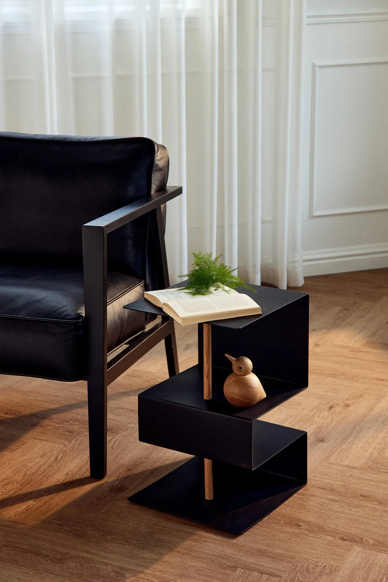 Edge bijzettafel, Black (zwart) Andersen Furniture