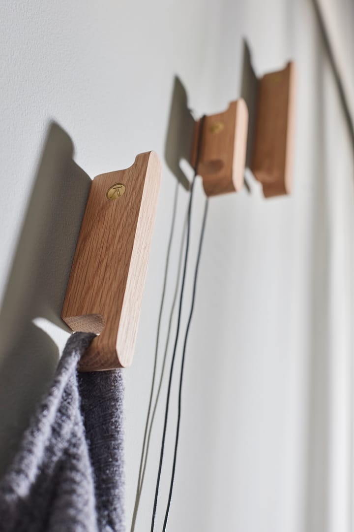 Multi Hooks haak set van 3, Oak Andersen Furniture