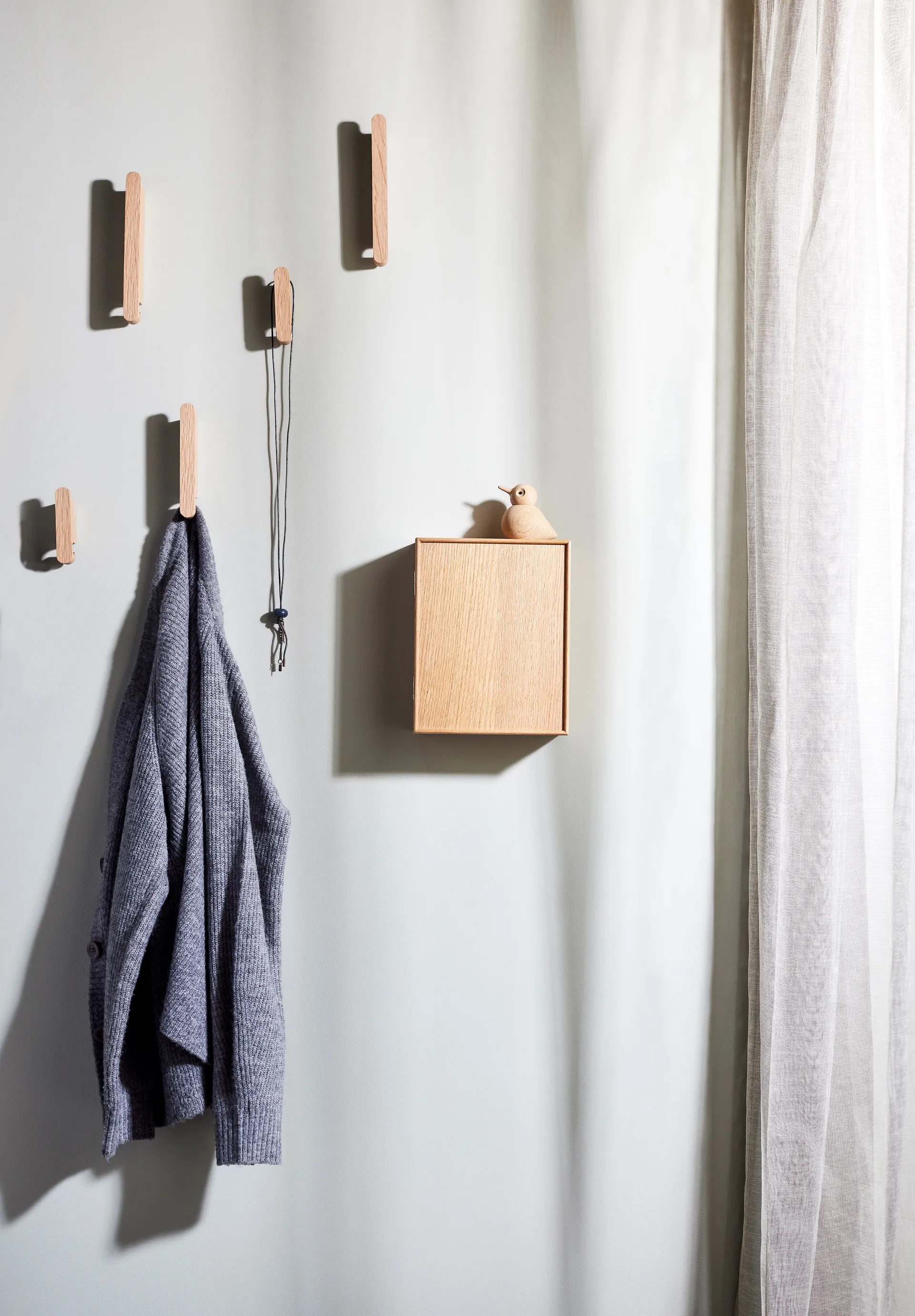 Multi Hooks haak set van 3, Oak Andersen Furniture