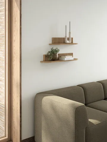 Pillar wandplank - Oiled Nature Oak, 78x15x12 cm - Andersen Furniture