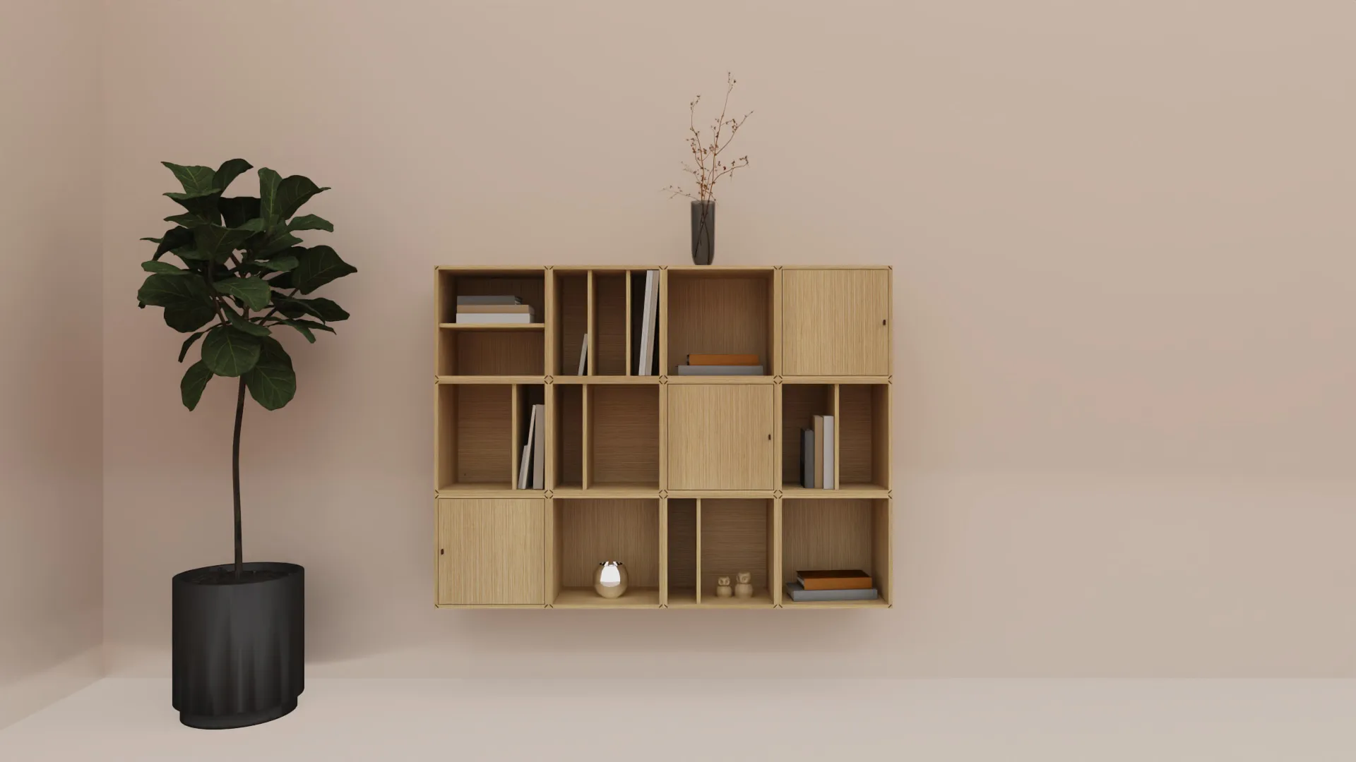 S10 Signature Module kastje zonder deur 38x30x38 cm, Oak Andersen Furniture