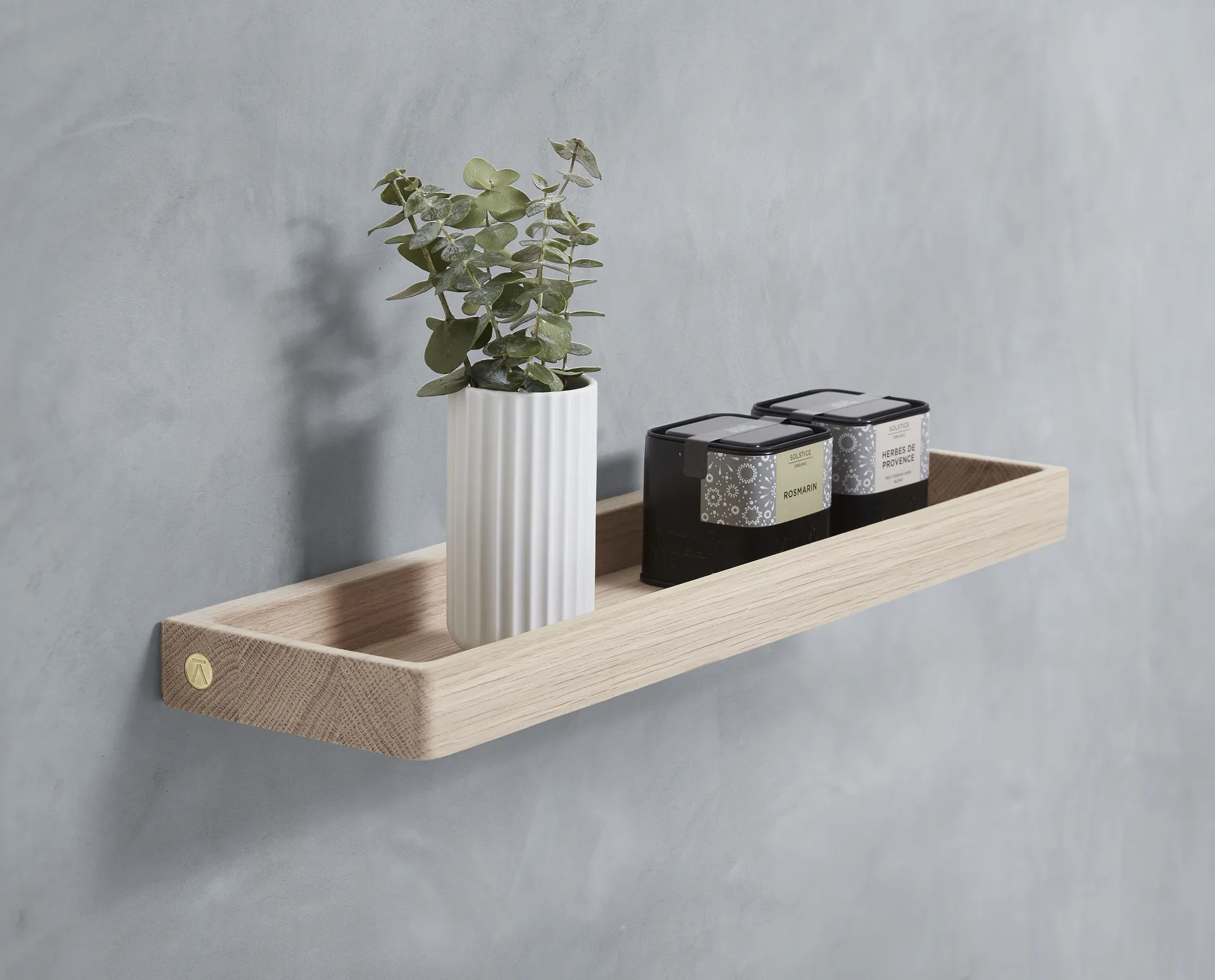 Shelf 11 wandrek 44 cm, Lacquered oak Andersen Furniture