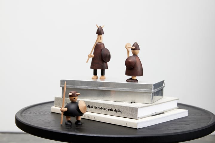 The vikings of Denmark houten figuur 3-delig, Stained beech Andersen Furniture