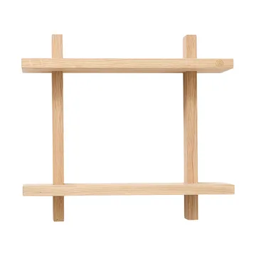 Treat wandplank dubbel - Oak, 34x12x34 cm - Andersen Furniture