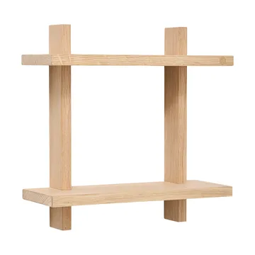 Treat wandplank dubbel - Oak, 34x12x34 cm - Andersen Furniture