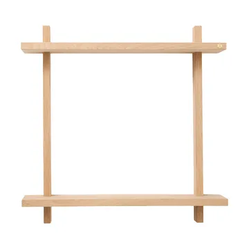 Treat wandplank dubbel - Oak, 50x12x50 cm - Andersen Furniture