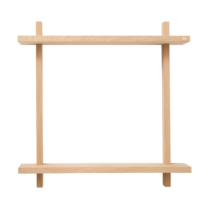 Treat wandplank dubbel - Oak, 50x12x50 cm - Andersen Furniture
