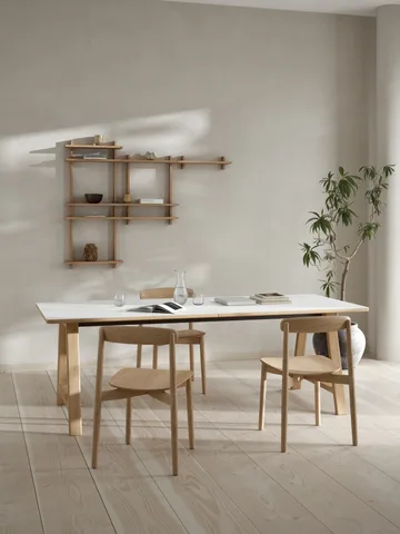 Treat wandplank dubbel - Oak, 50x12x50 cm - Andersen Furniture