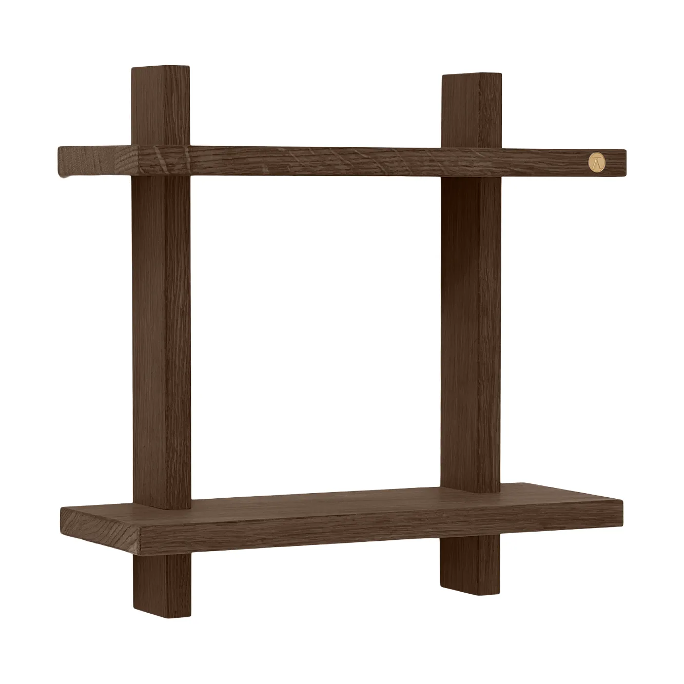 Treat wandplank dubbel, Smoked Oiled Oak, 34x12x34 cm Andersen Furniture