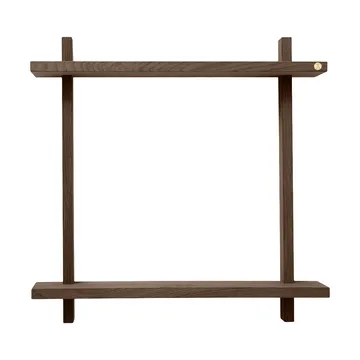 Treat wandplank dubbel - Smoked Oiled Oak, 50x12x50 cm - Andersen Furniture