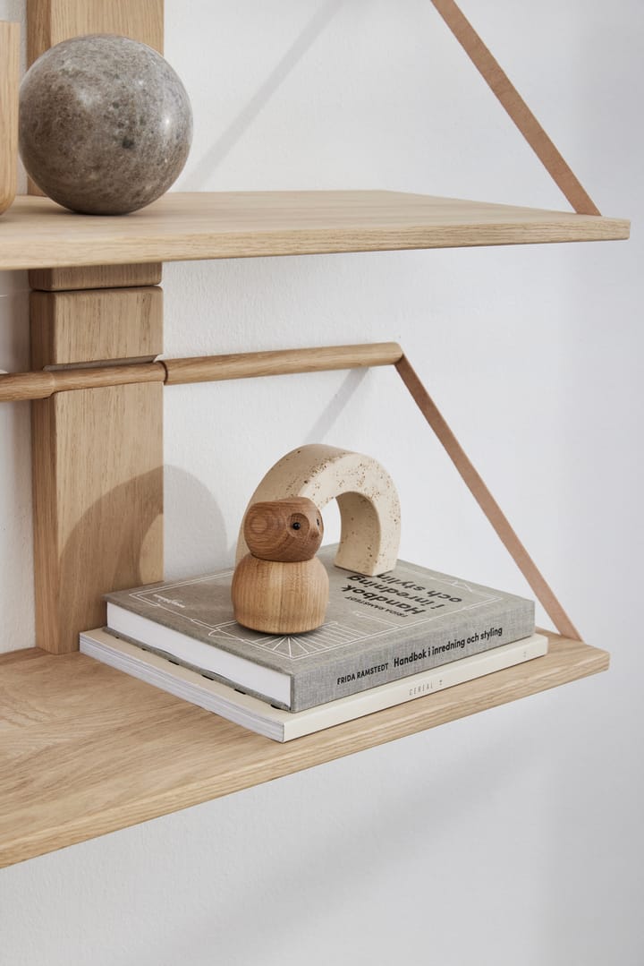 Wood Wall wandrek Large 60x25x32 cm, Oak Andersen Furniture