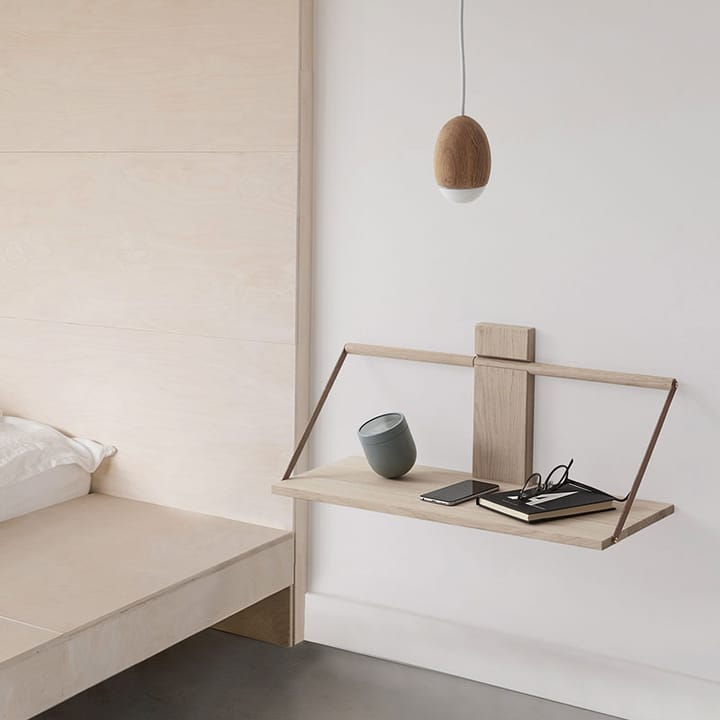 Wood Wall wandrek Large 60x25x32 cm, Oak Andersen Furniture