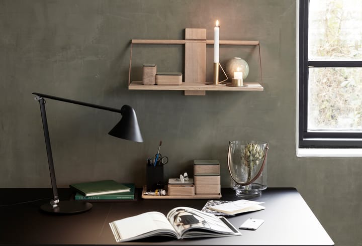 Wood Wall wandrek Large 60x25x32 cm, Oak Andersen Furniture