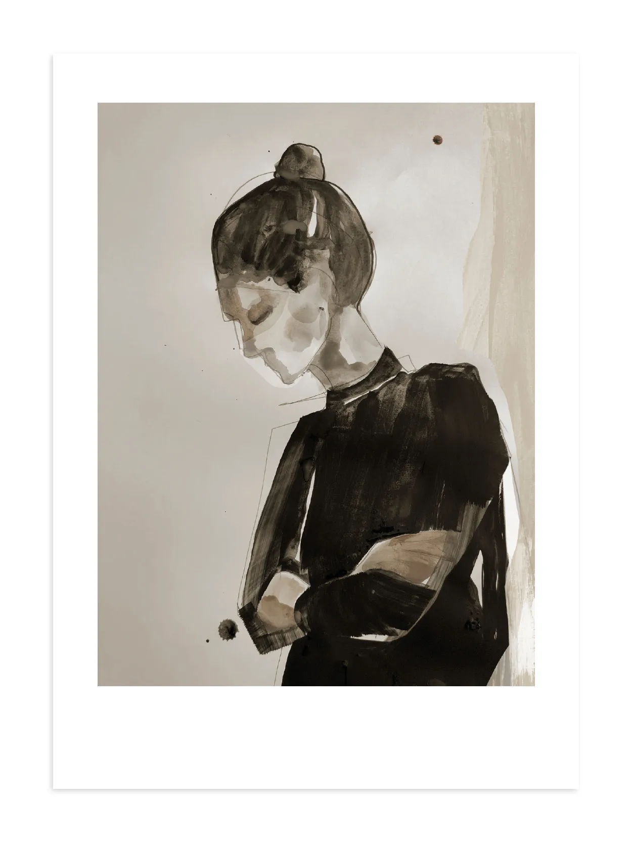 Falling object poster, 50x70 cm Anna Bülow