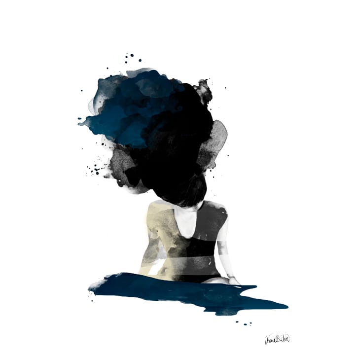 On her mind poster, 50 x 70 cm. Anna Bülow