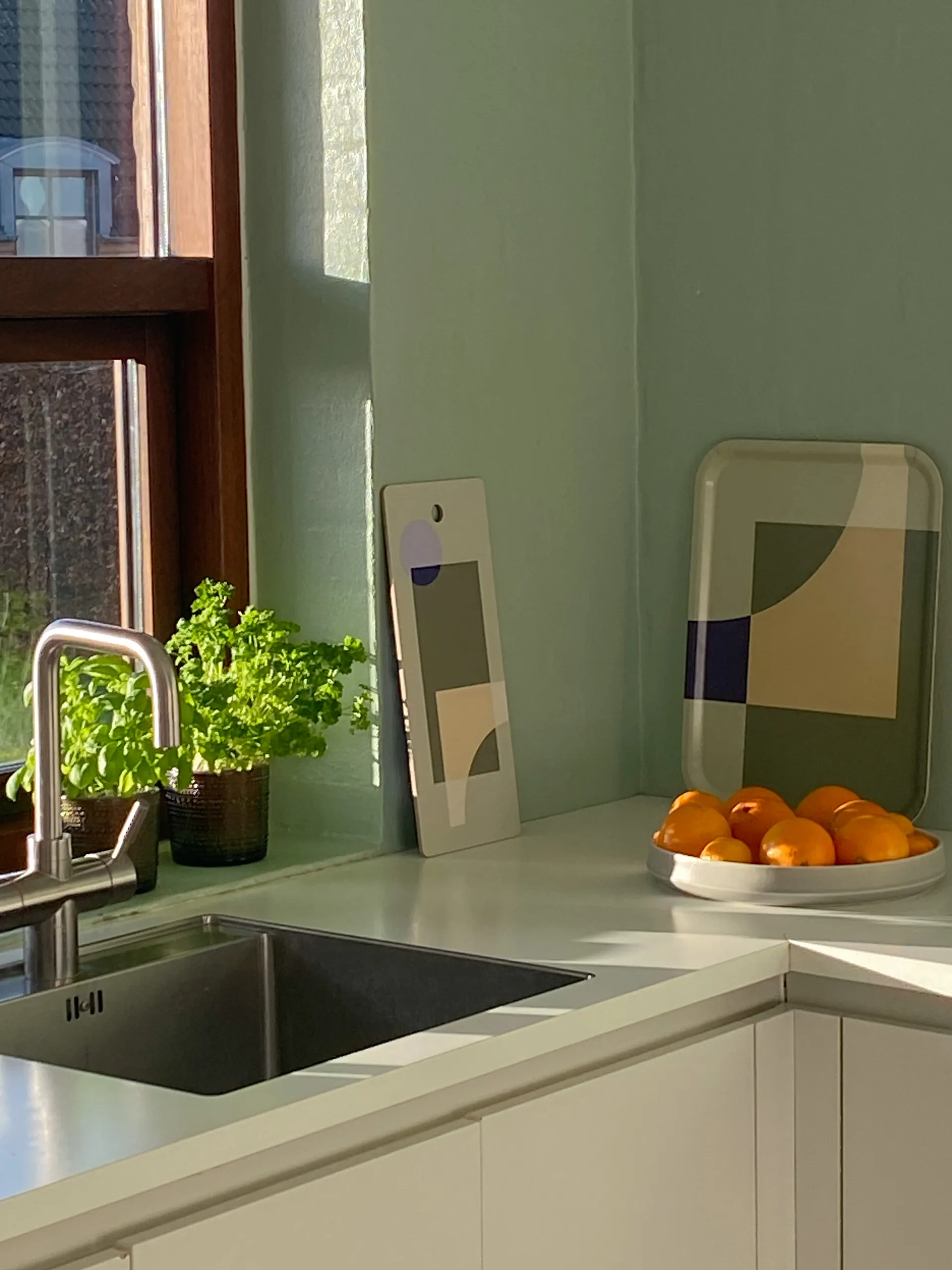 A tribute to colour snijplank, Bio - 40x17 cm Applicata