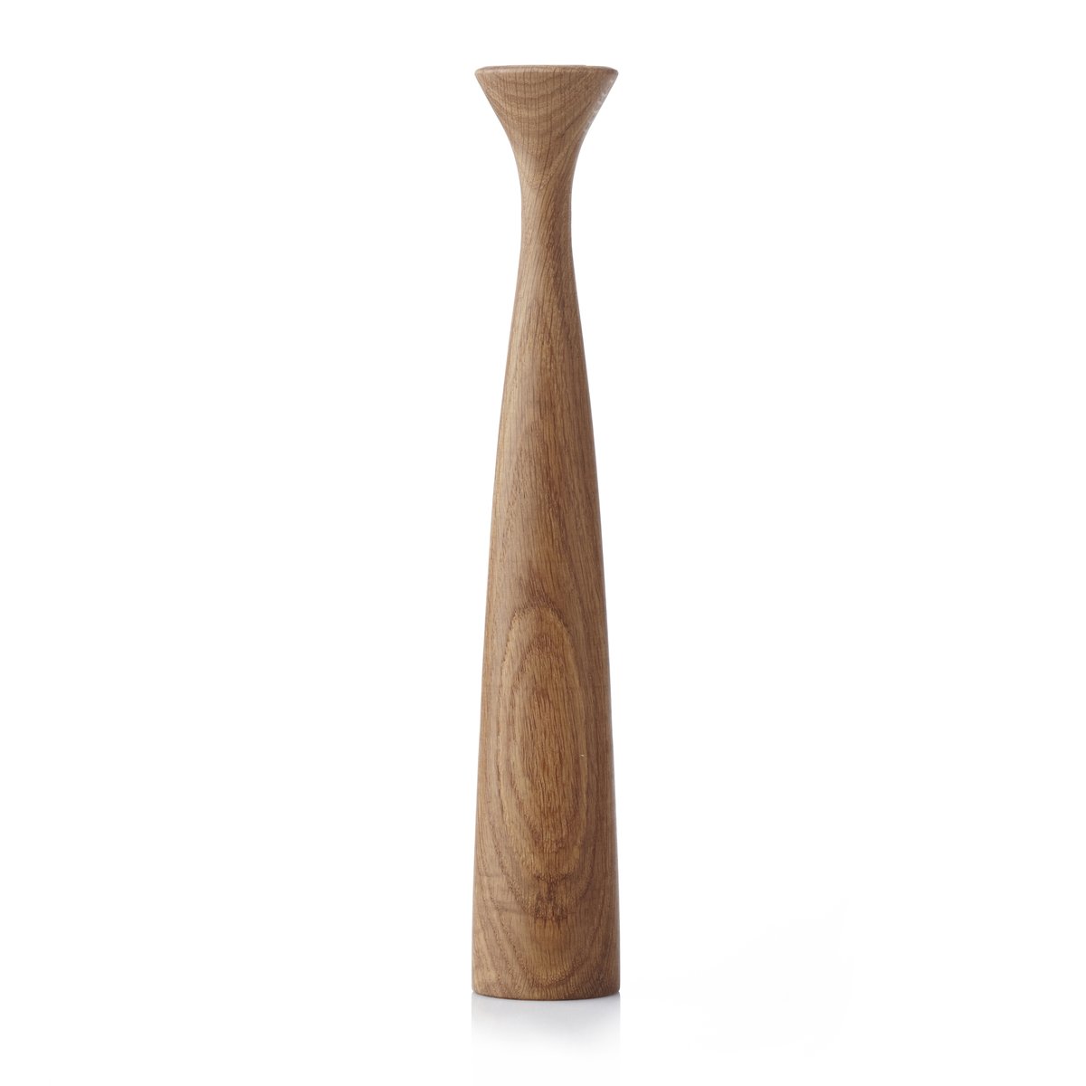 Applicata Blossom Rose kandelaar 29 cm Oiled oak | Scandinavisch Interieur | Kandelaars | Bruin