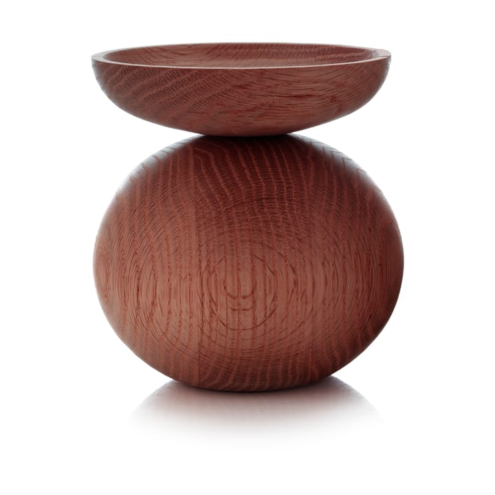 Shape bowl vaas - Gerookte eiken - Applicata