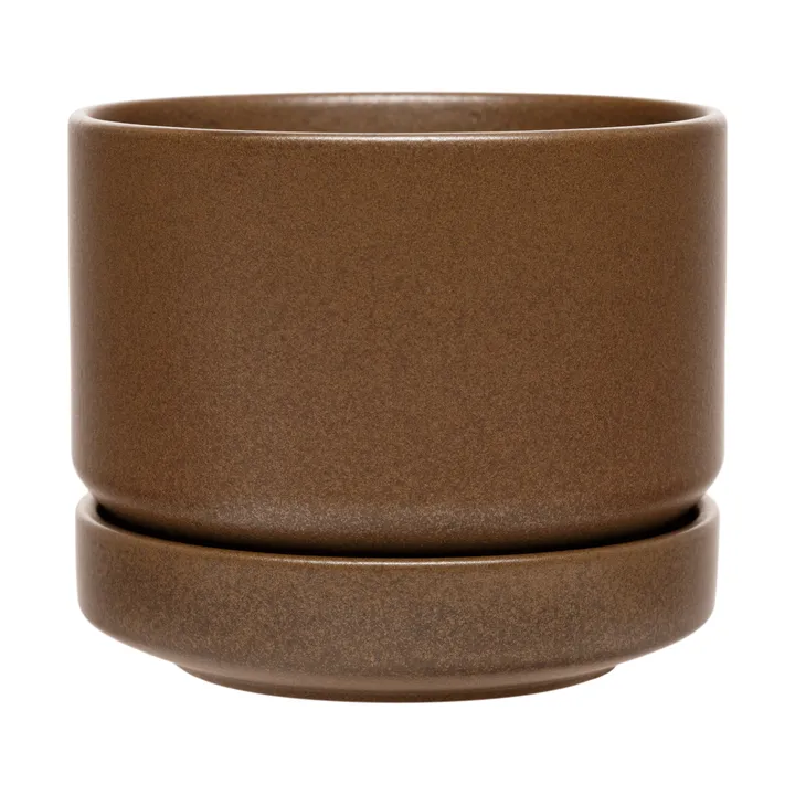 Arabia SN bloempot - Mat bruin, 11 cm - Arabia