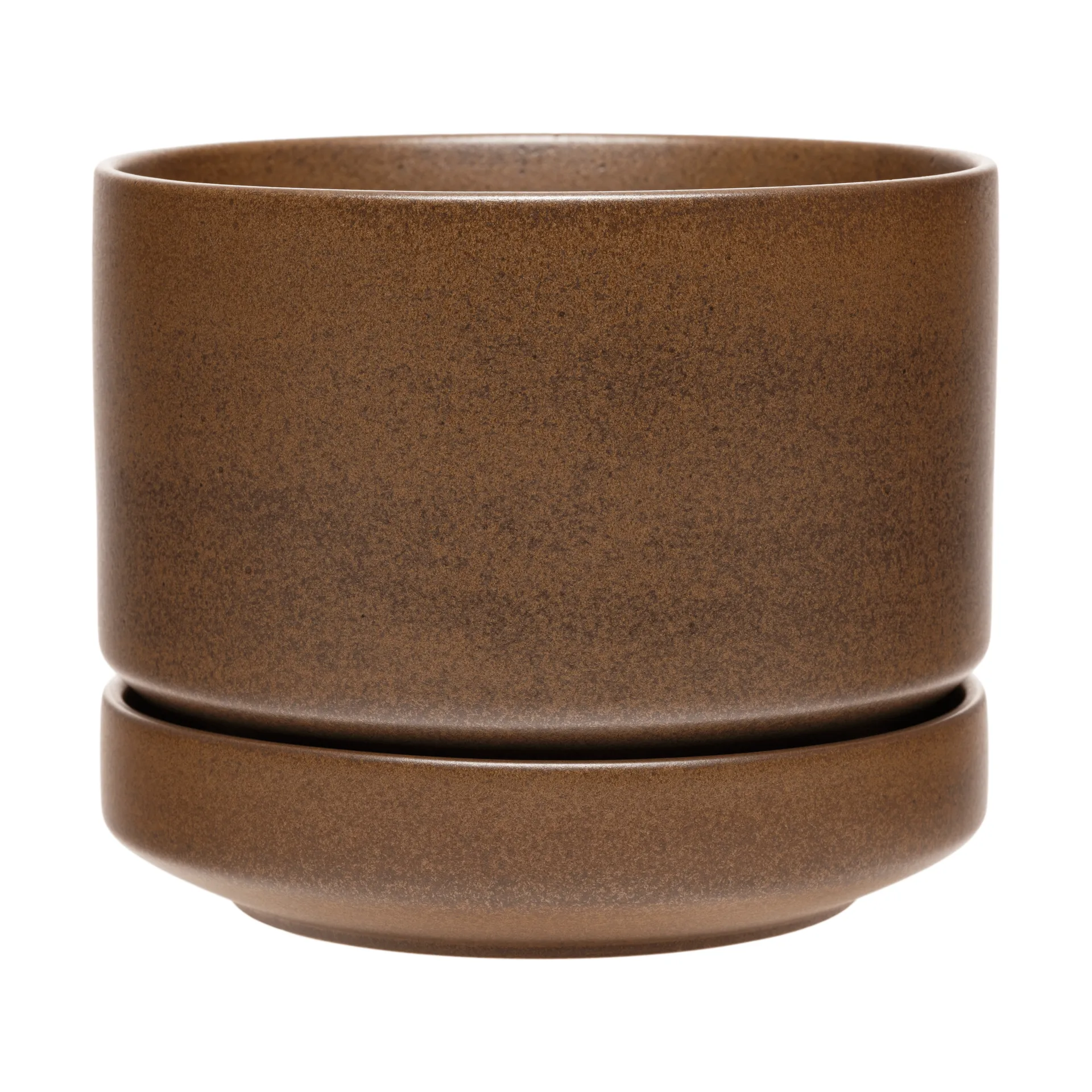 Arabia SN bloempot, Mat bruin, 16 cm Arabia