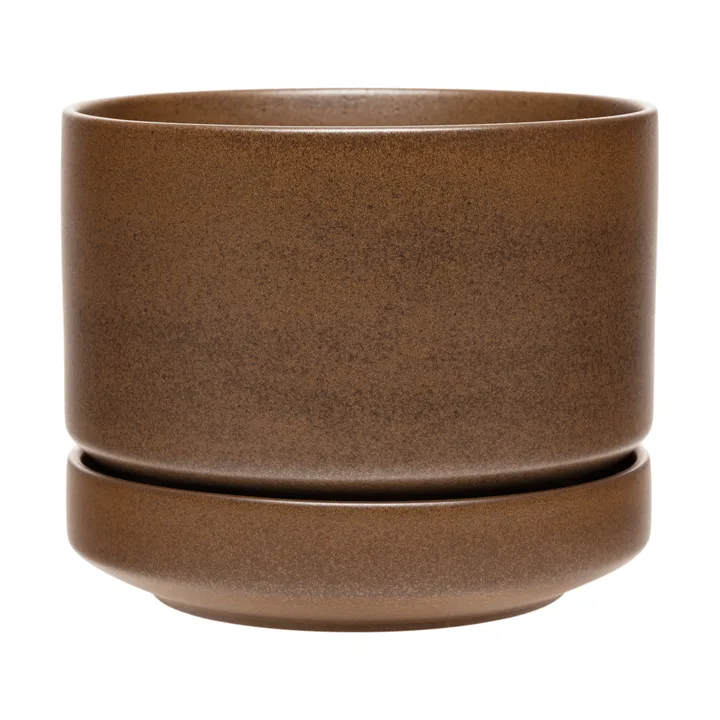 Arabia SN bloempot - Mat bruin, 16 cm - Arabia