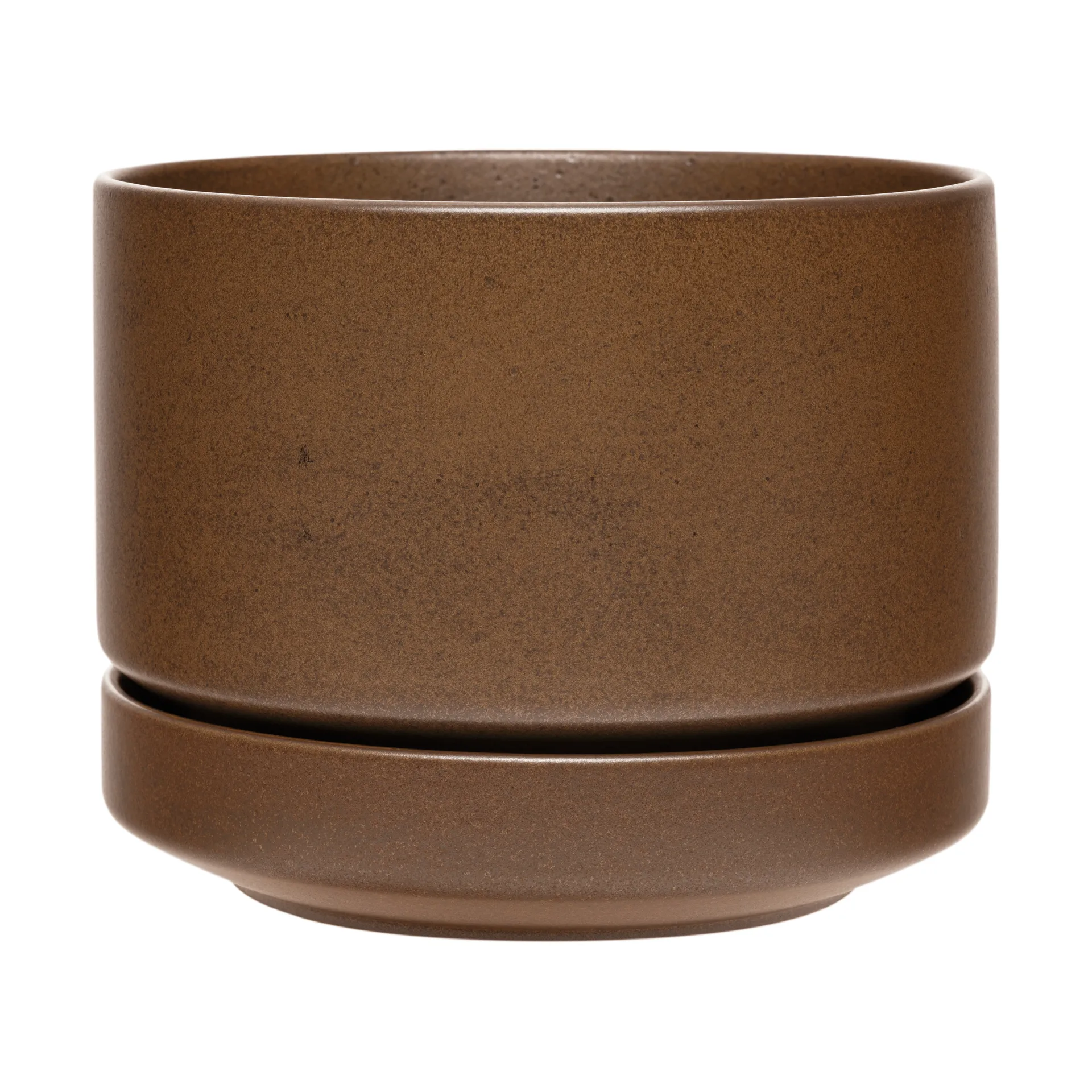 Arabia SN bloempot, Mat bruin, 19 cm Arabia