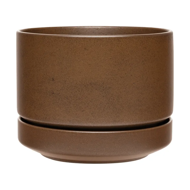 Arabia SN bloempot - Mat bruin, 19 cm - Arabia