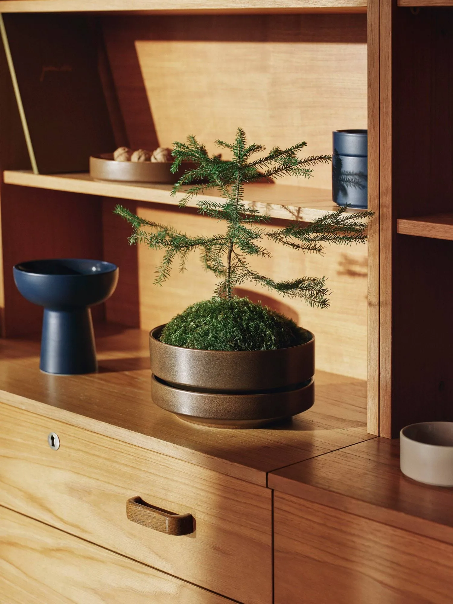 Arabia SN bloempot, Mat bruin, 22 cm Arabia