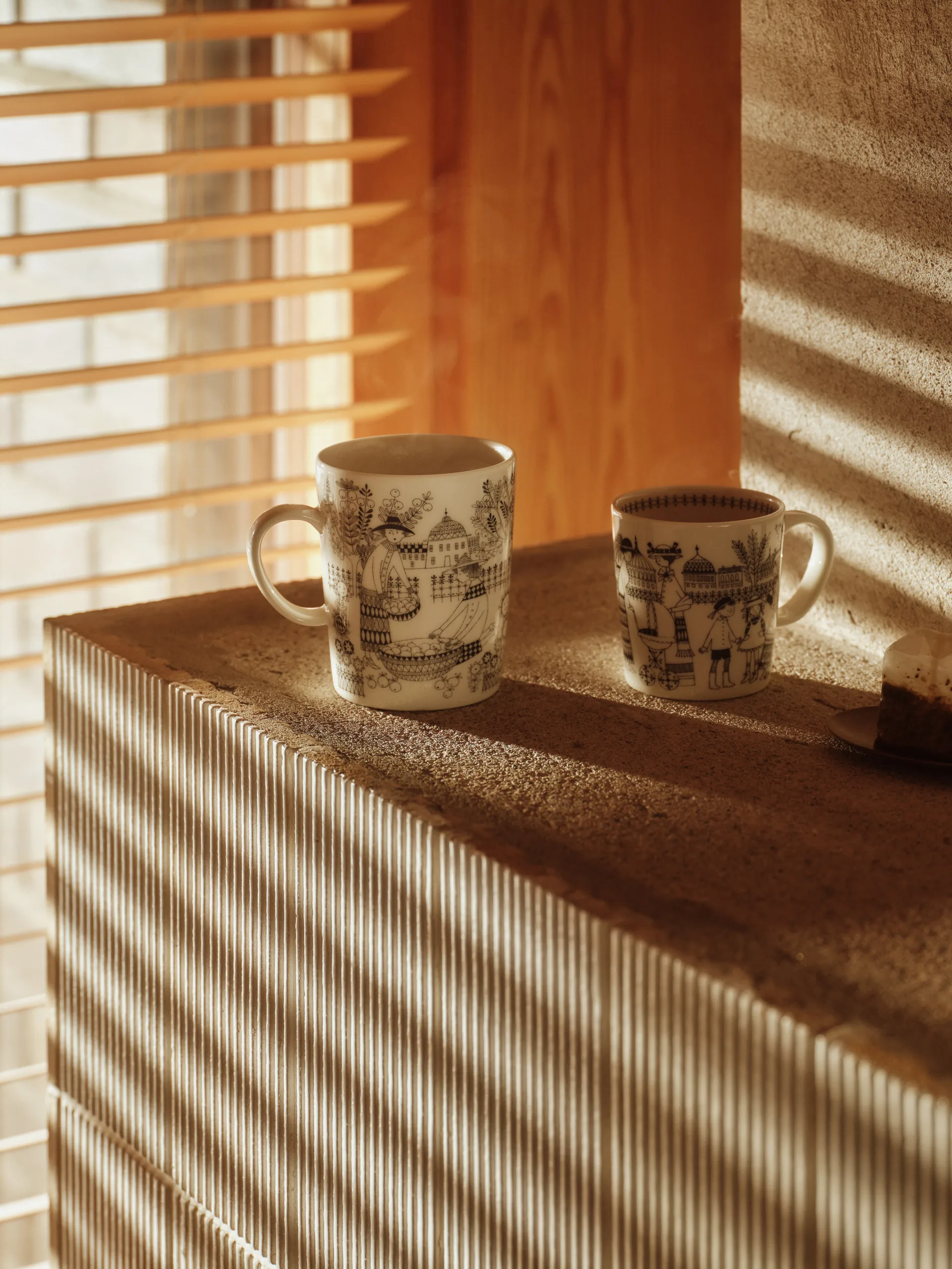 Emilia mok 50 cl, Zwart-wit Arabia