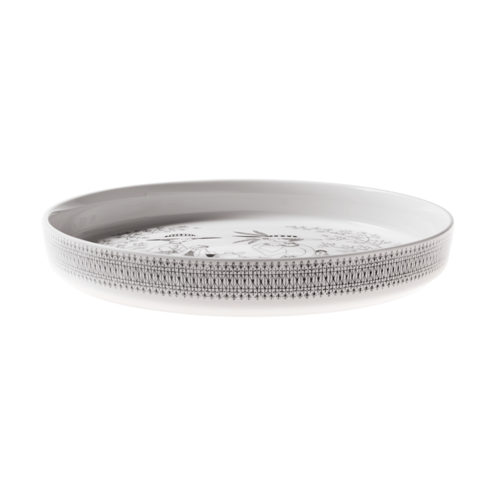 Emilia taartvorm Ø28 cm, Zwart-wit Arabia